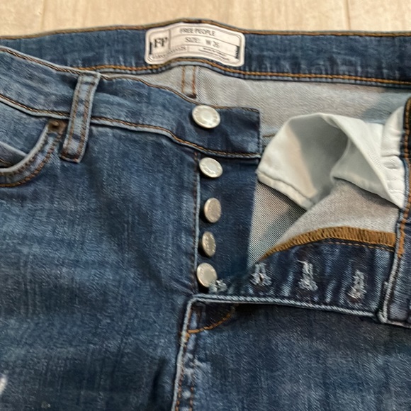 Free people button fly jeans size 26 - Picture 4 of 7
